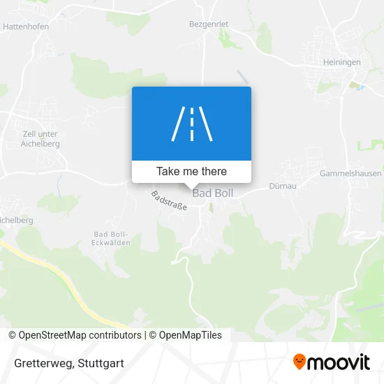Gretterweg map