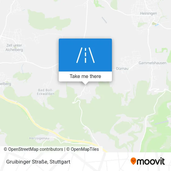 Gruibinger Straße map