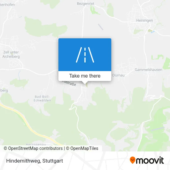 Карта Hindemithweg