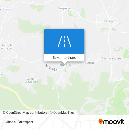 Klinge map