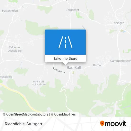Riedbächle map