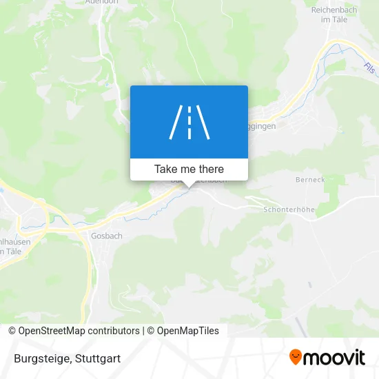 Карта Burgsteige