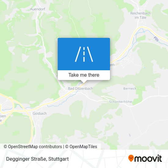 Degginger Straße map