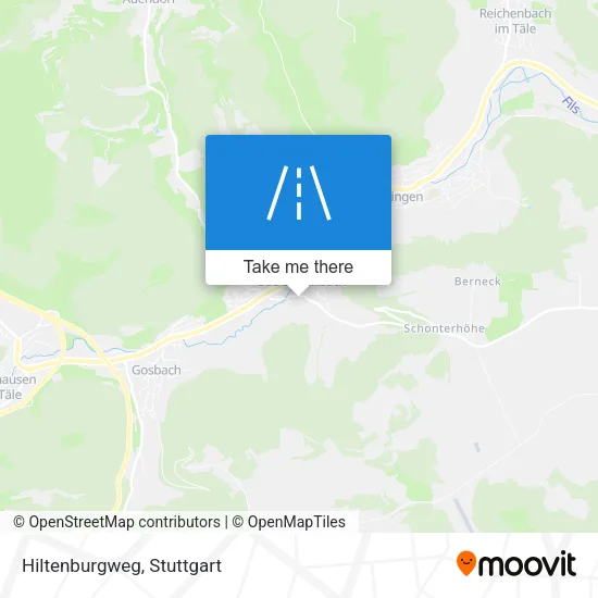 Карта Hiltenburgweg
