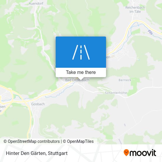 Hinter Den Gärten map