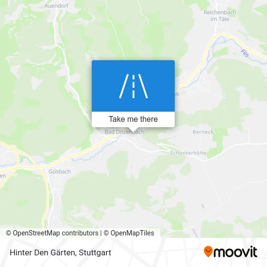 Карта Hinter Den Gärten