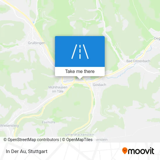 Карта In Der Au