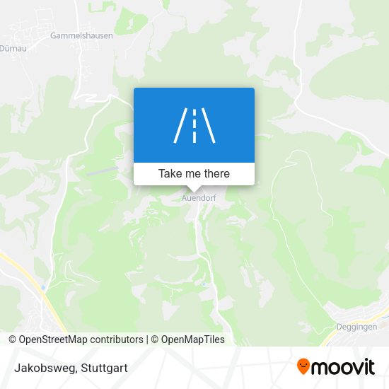 Jakobsweg map