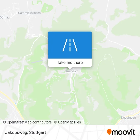 Карта Jakobsweg