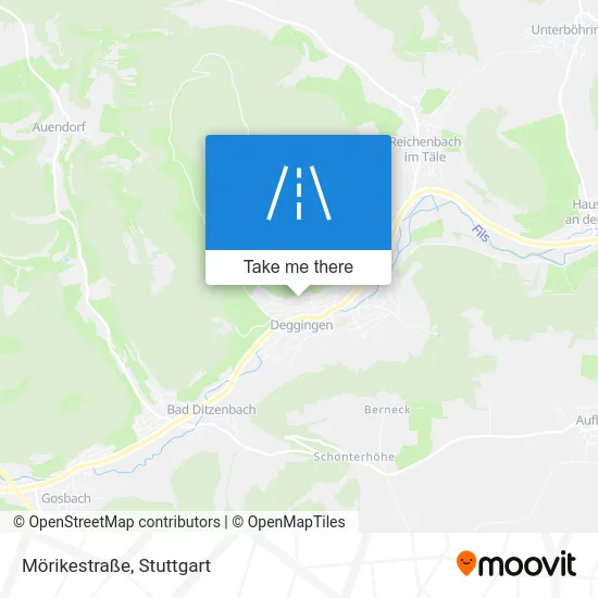 Карта Mörikestraße
