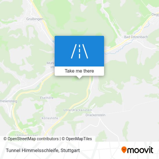 Tunnel Himmelsschleife map