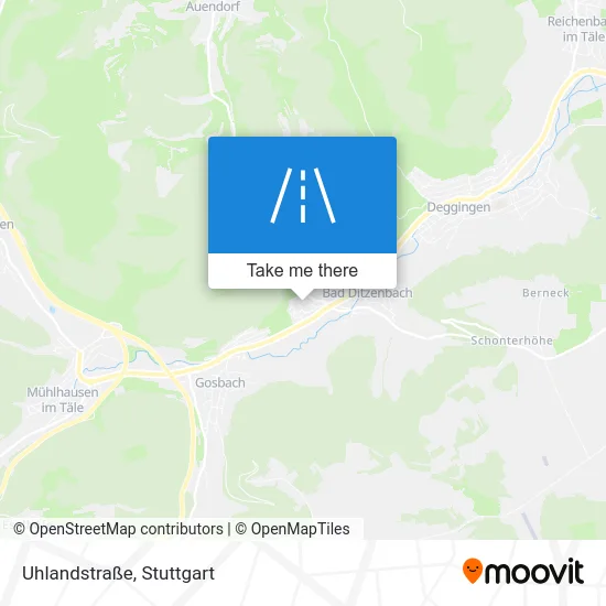 Карта Uhlandstraße