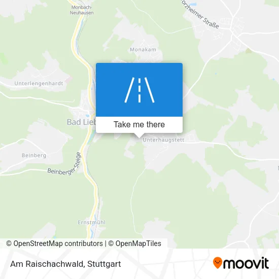 Карта Am Raischachwald