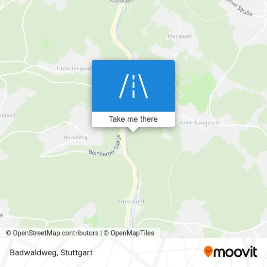 Карта Badwaldweg