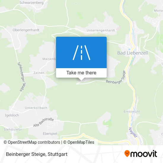 Карта Beinberger Steige