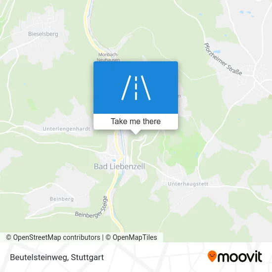 Карта Beutelsteinweg