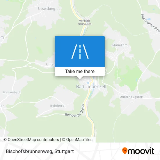 Карта Bischofsbrunnenweg