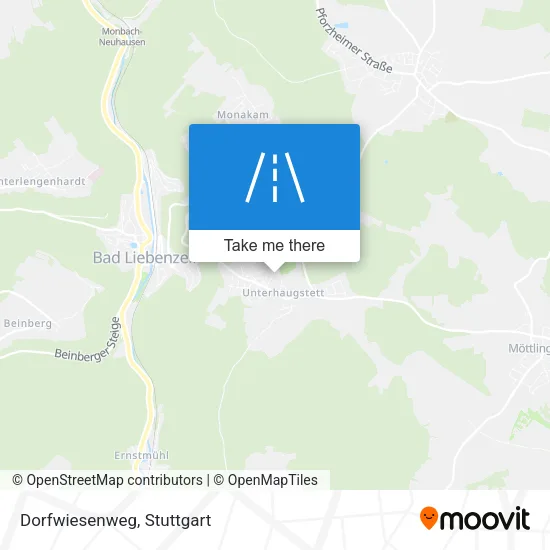 Карта Dorfwiesenweg