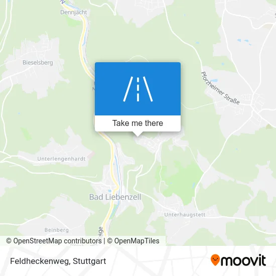 Карта Feldheckenweg