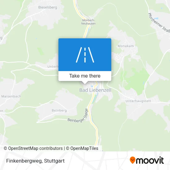 Карта Finkenbergweg