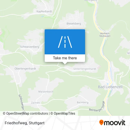 Friedhofweg map