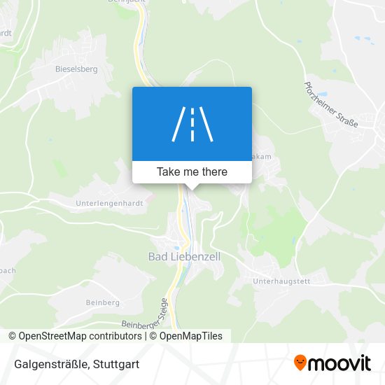 Galgensträßle map