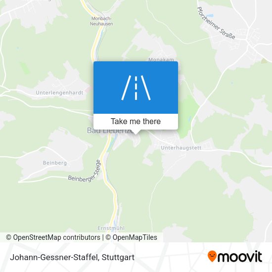 Johann-Gessner-Staffel map