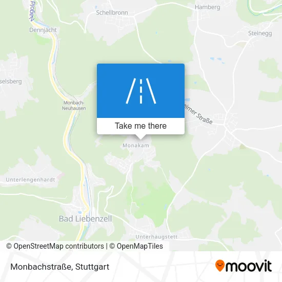 Карта Monbachstraße