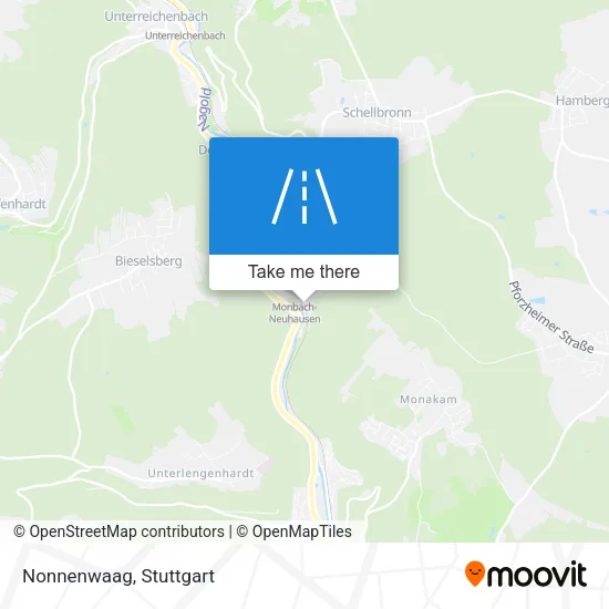 Карта Nonnenwaag