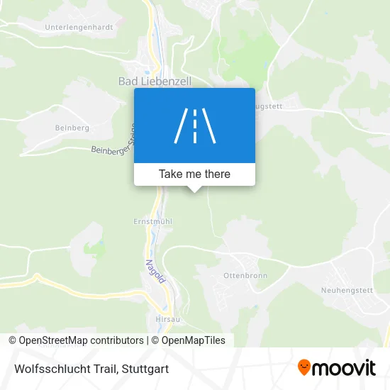 Карта Wolfsschlucht Trail