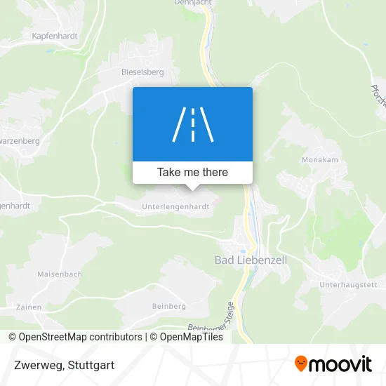 Карта Zwerweg