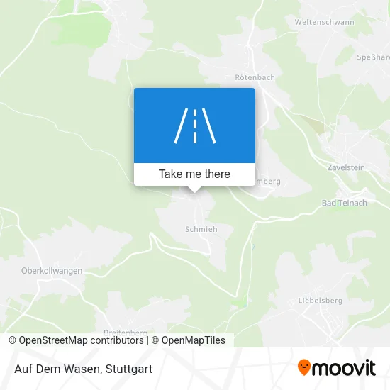 Карта Auf Dem Wasen