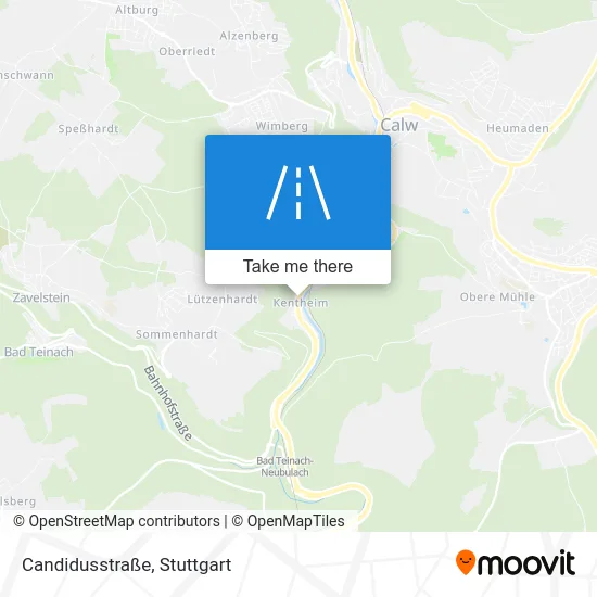 Карта Candidusstraße