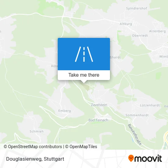 Карта Douglasienweg