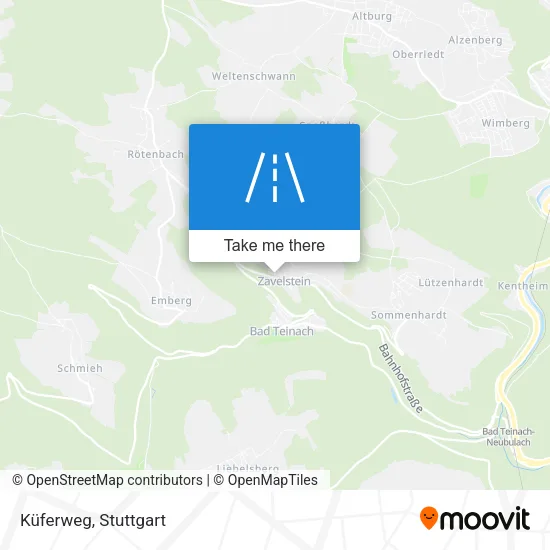 Карта Küferweg