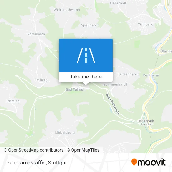 Карта Panoramastaffel