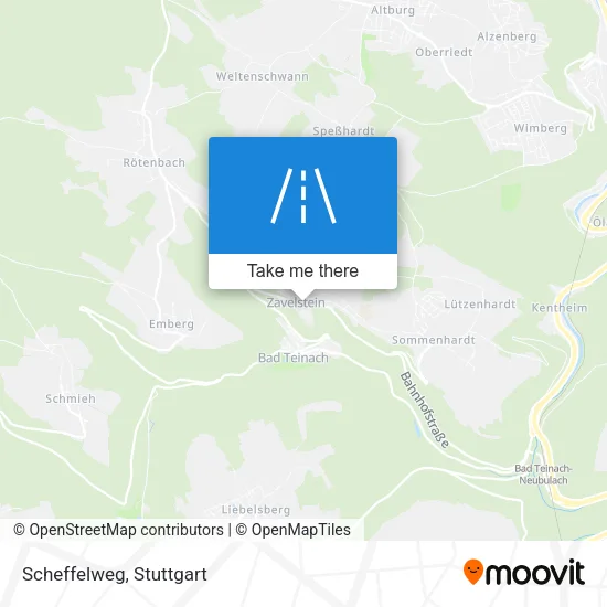 Карта Scheffelweg