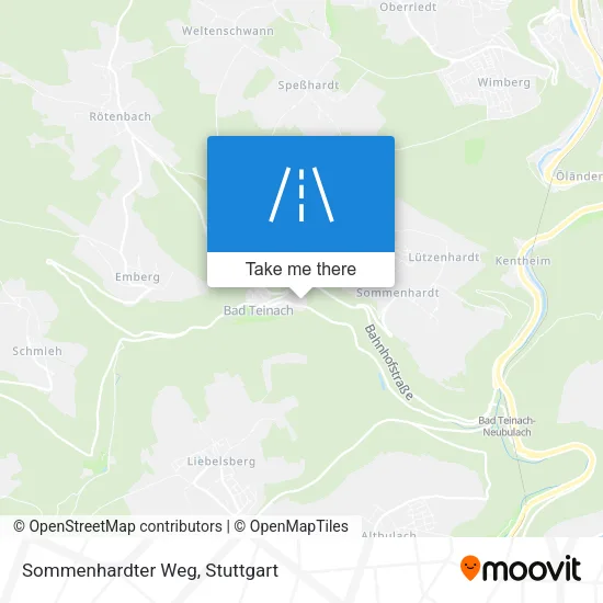 Карта Sommenhardter Weg