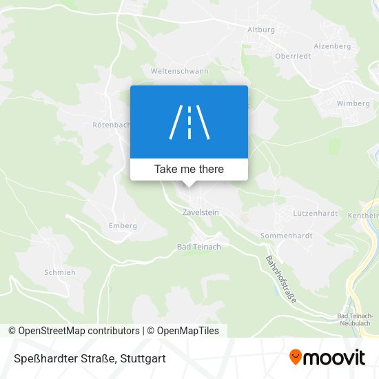 Speßhardter Straße map