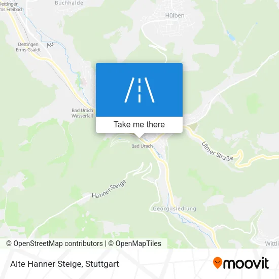 Карта Alte Hanner Steige