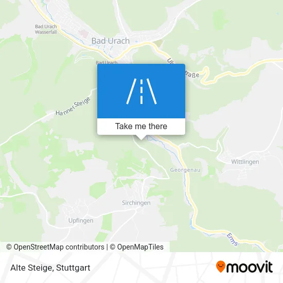 Alte Steige map