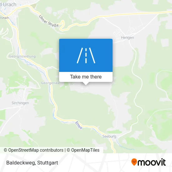 Карта Baldeckweg
