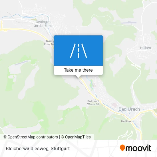 Карта Bleicherwäldlesweg