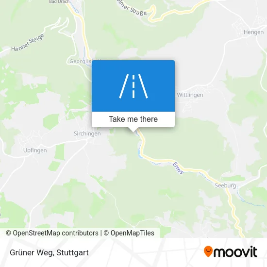 Grüner Weg map