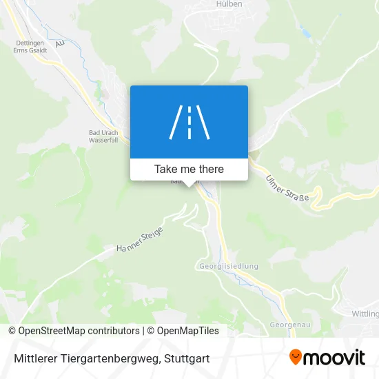 Карта Mittlerer Tiergartenbergweg