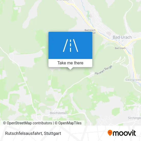 Карта Rutschfelsausfahrt