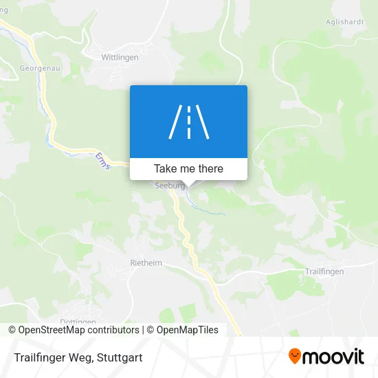 Карта Trailfinger Weg