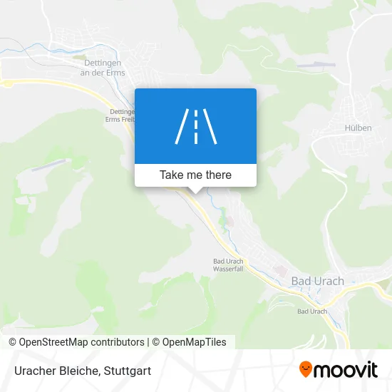 Карта Uracher Bleiche
