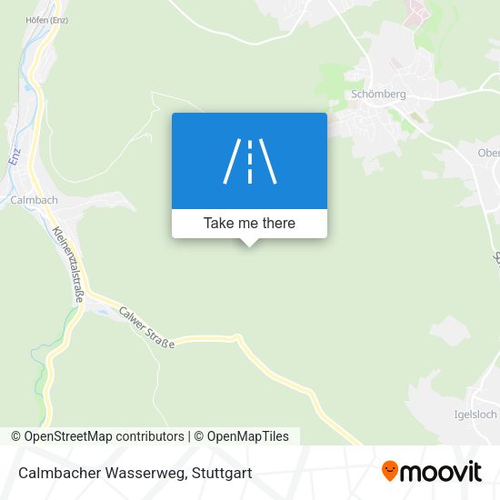 Calmbacher Wasserweg map
