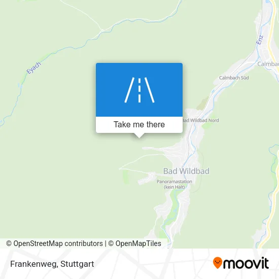 Карта Frankenweg